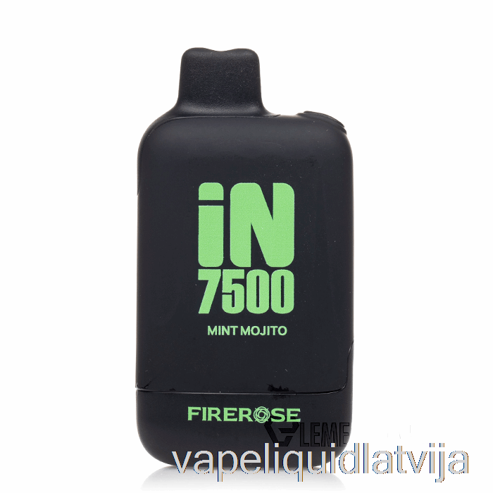 Firerose 7500 Vienreizējās Piparmētru Mojito Vape šķidrumā